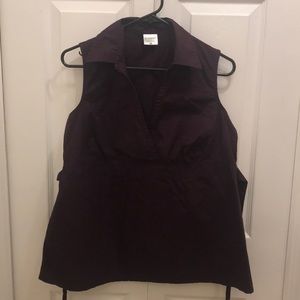 Motherhood Maternity Purple Sleeveless Top